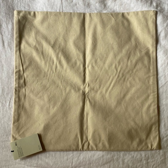 NEW West Elm Halloween Trick or Treat Pillow Cover - Terra Cotta - Picture 2 of 3